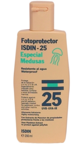 IsdinFotoprotectorSPF25Locionespecialmedusas200ml. (HIPERnatural.COM)